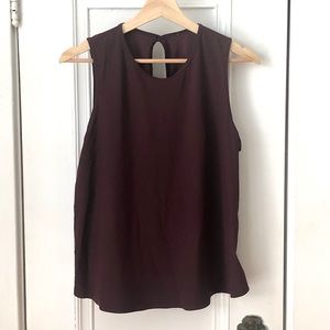 Lululemon Athletica Deep Maroon Tank Top